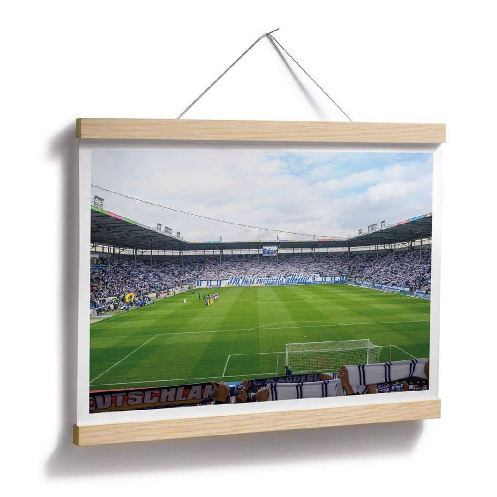 Kaeppel Poster 1. FC Magdeburg - Stadion Choreo Begrenztes Angebot
