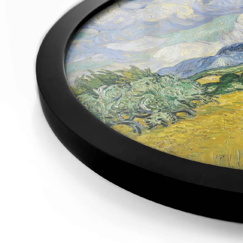 Kaeppel Poster van Gogh - Weizenfeld mit Zypressen - Rund Muttertagsangebot