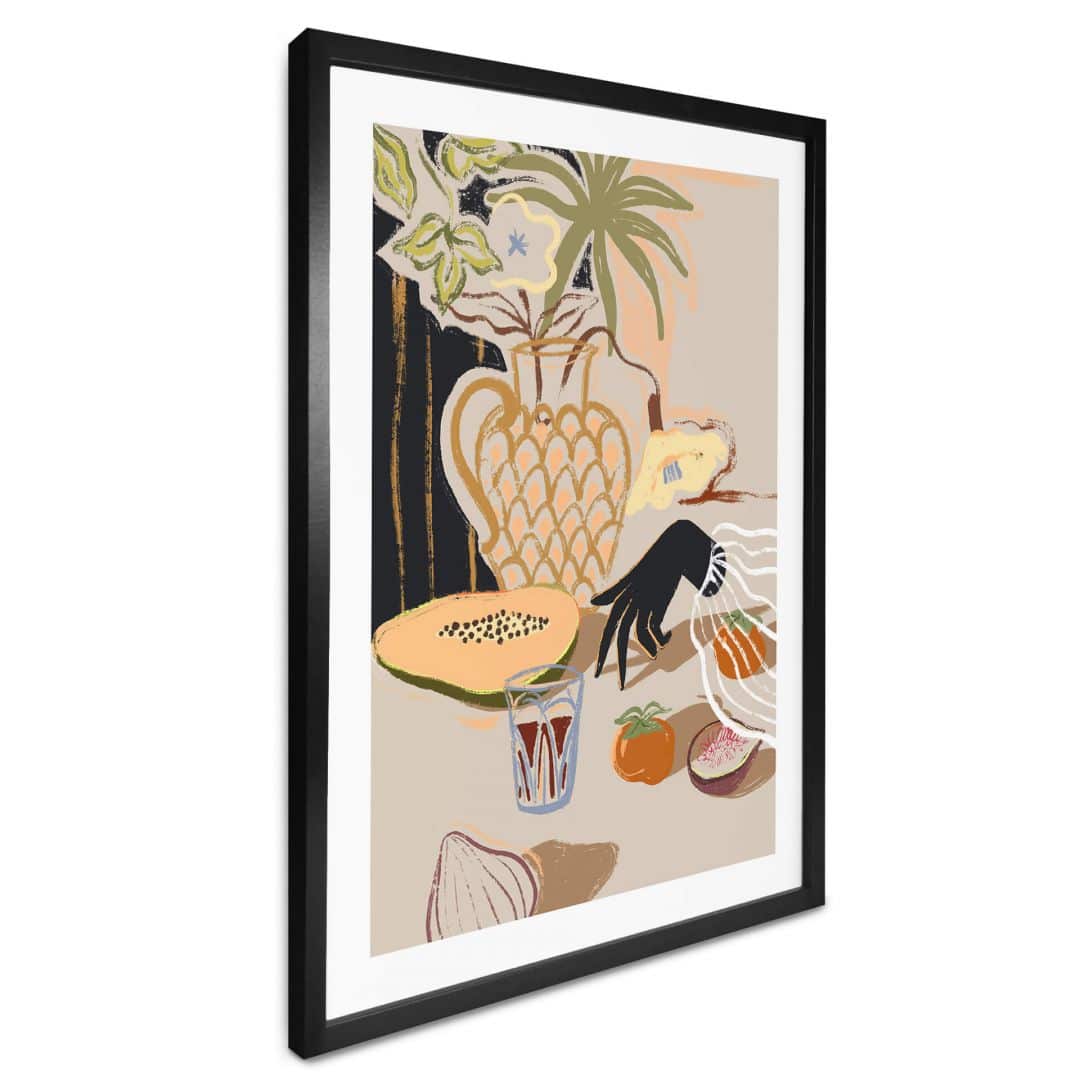 Kaeppel Poster Kunstdruck - Arty Guava - Exotische Früchte zum Frühstück Tiefpreis