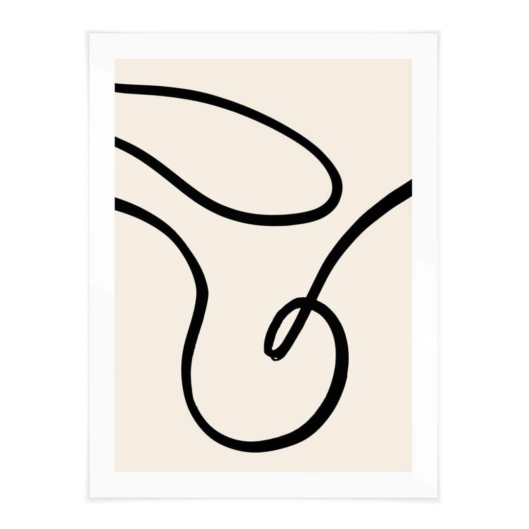 Kaeppel Poster 1X Studio - Kurvige Abstraktion Bis zu 50% Rabatt