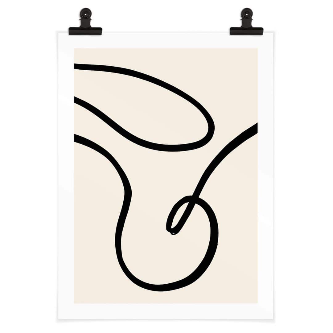 Kaeppel Poster 1X Studio - Kurvige Abstraktion Bis zu 50% Rabatt