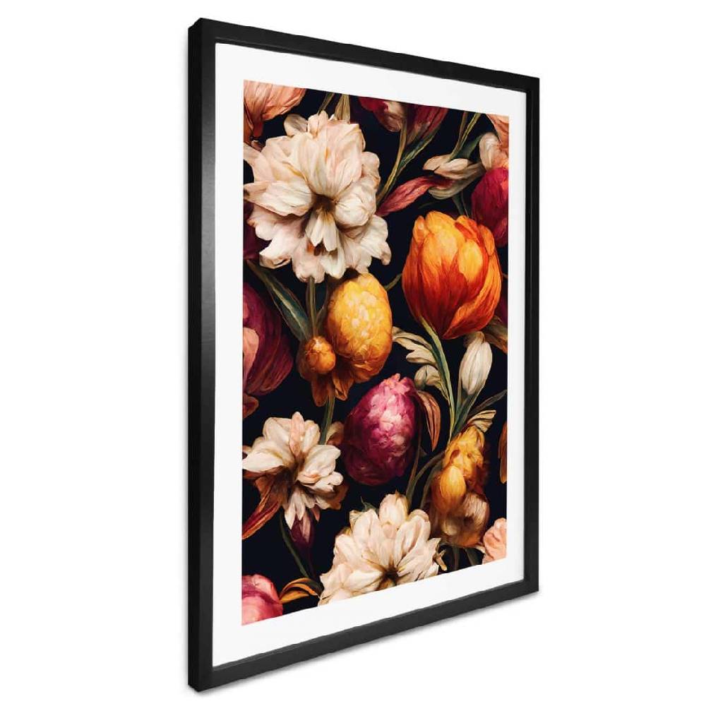 Kaeppel Poster Blumen - Blütenkelche in Ocker und Pink - Treechild Bis zu 60% Rabatt