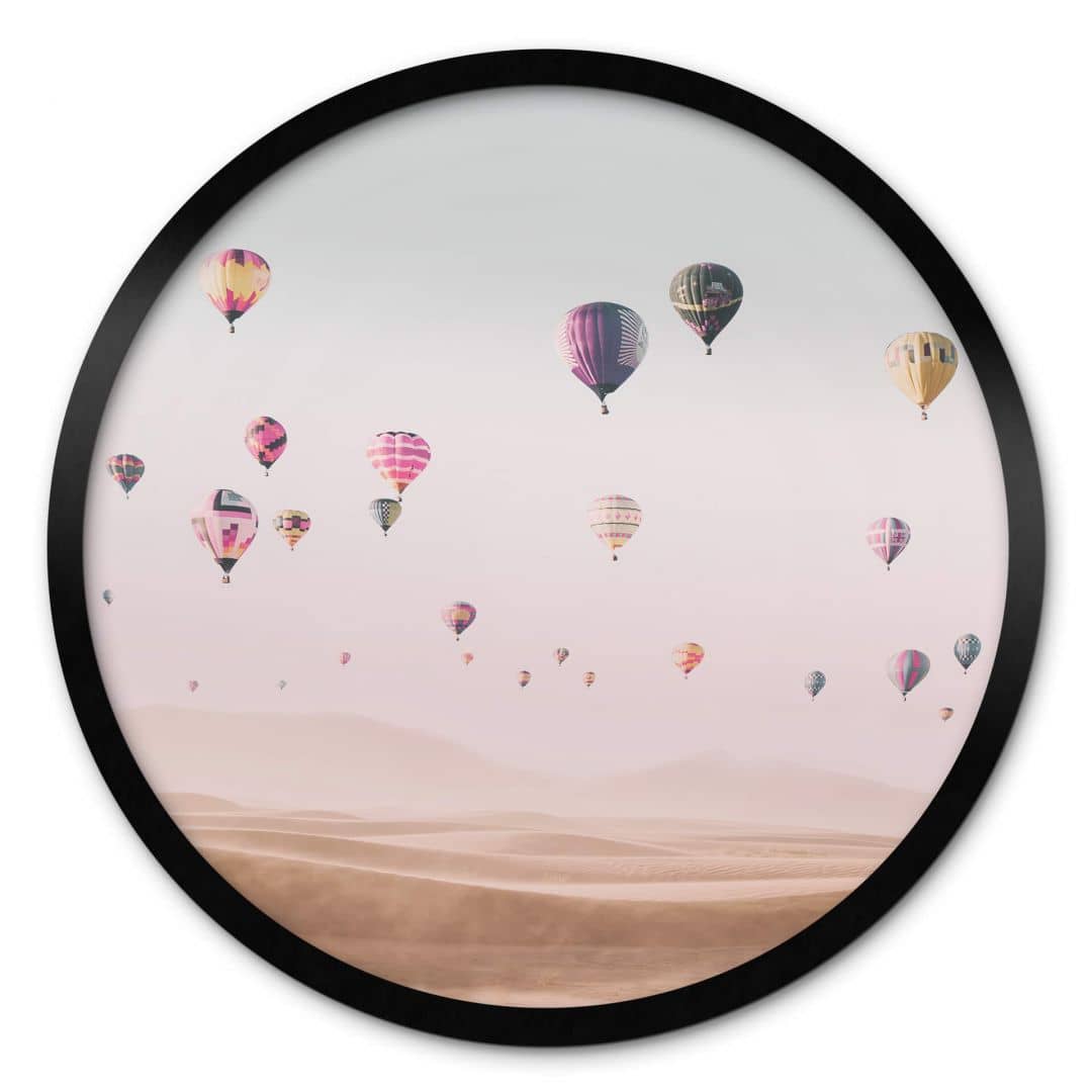 Kaeppel Poster Sisi & Seb - Heißluftballon - Rund Sonderangebot der Fabrik