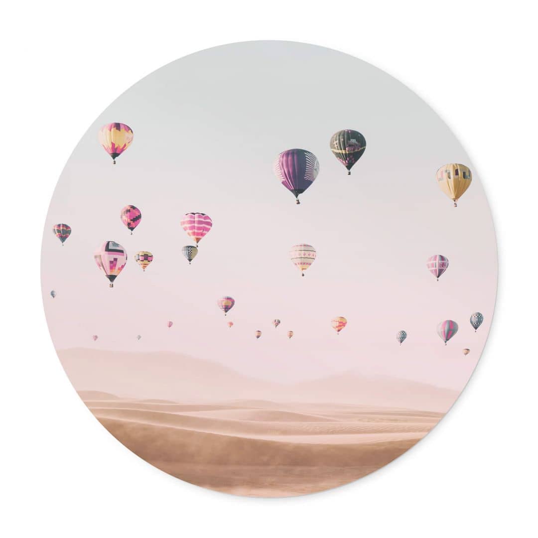 Kaeppel Poster Sisi & Seb - Heißluftballon - Rund Sonderangebot der Fabrik