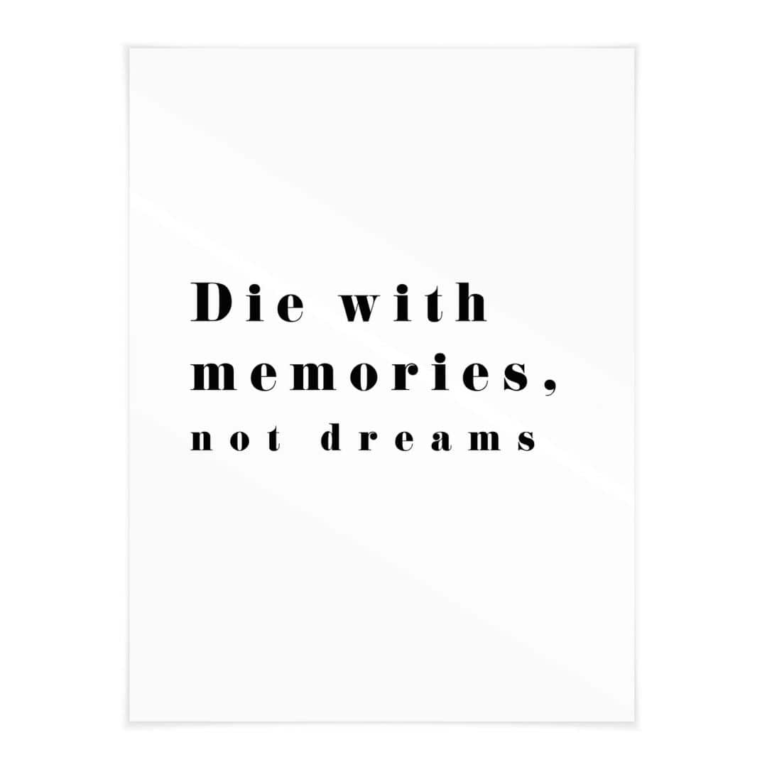 Kaeppel Poster 1X Studio - Die with memories 50% Rabatt für begrenzte Zeit