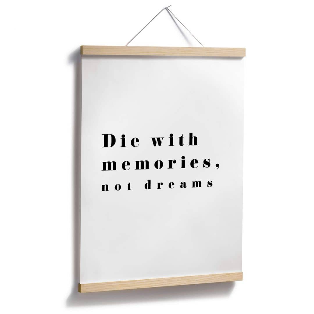 Kaeppel Poster 1X Studio - Die with memories 50% Rabatt für begrenzte Zeit