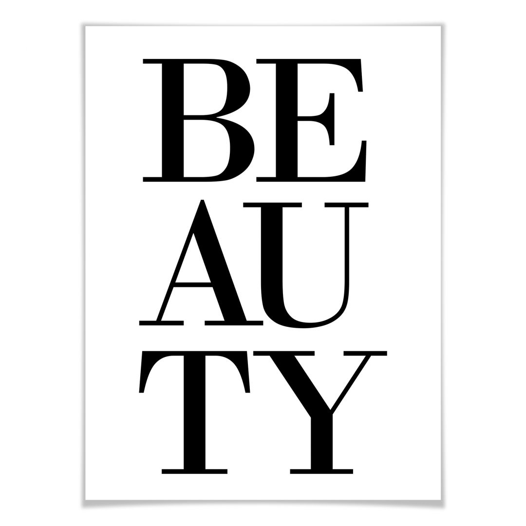 Kaeppel Poster Beauty 01 Kostenloser Versand