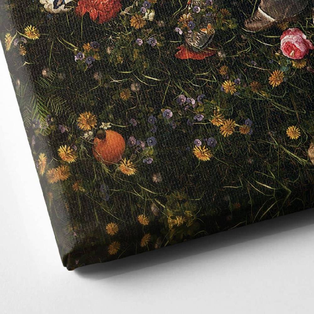 Kaeppel Leinwandbild Astronauten auf einer Blumenwiese - Nicebleed Sonderangebot