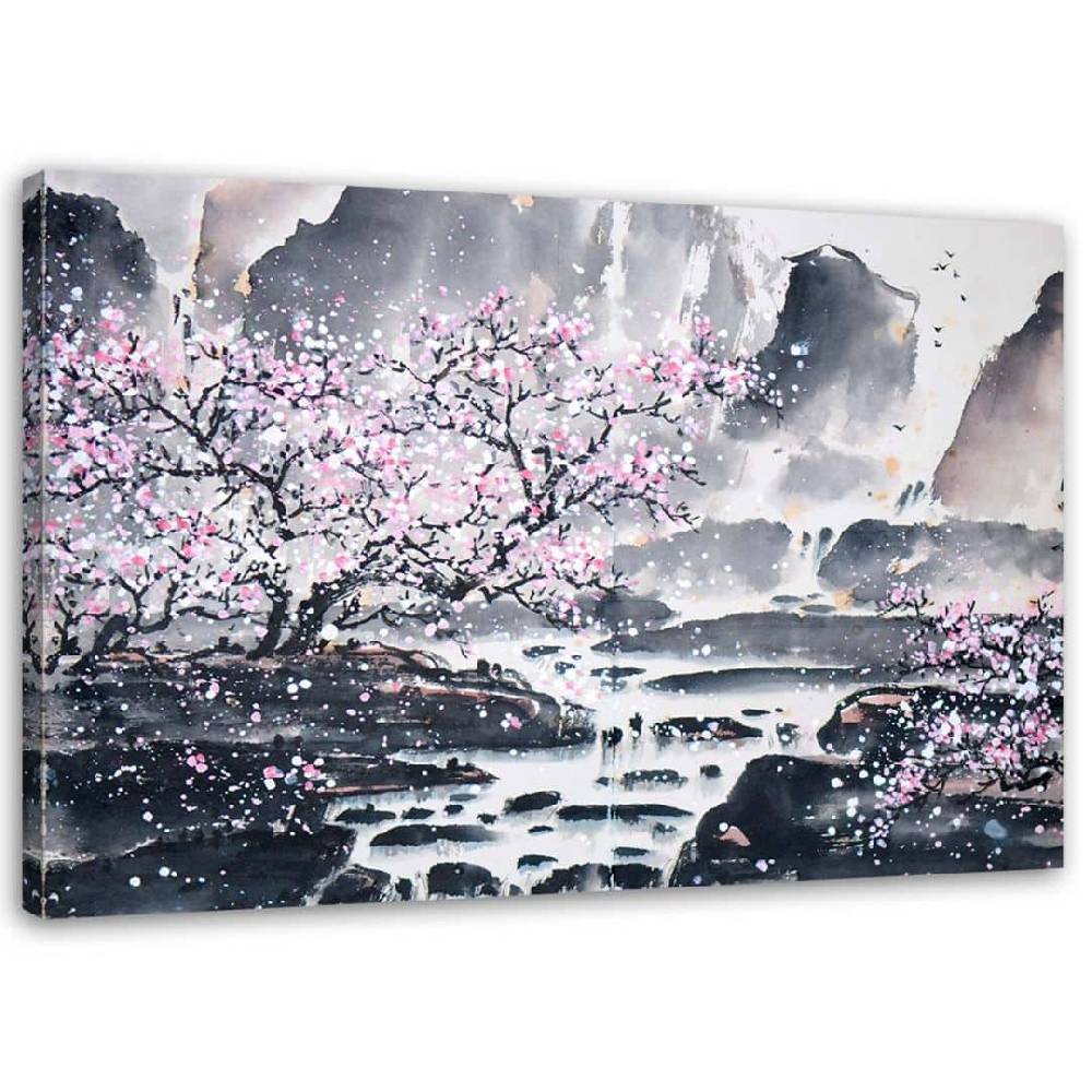 Kaeppel Leinwandbild, Japanisches Aquarell