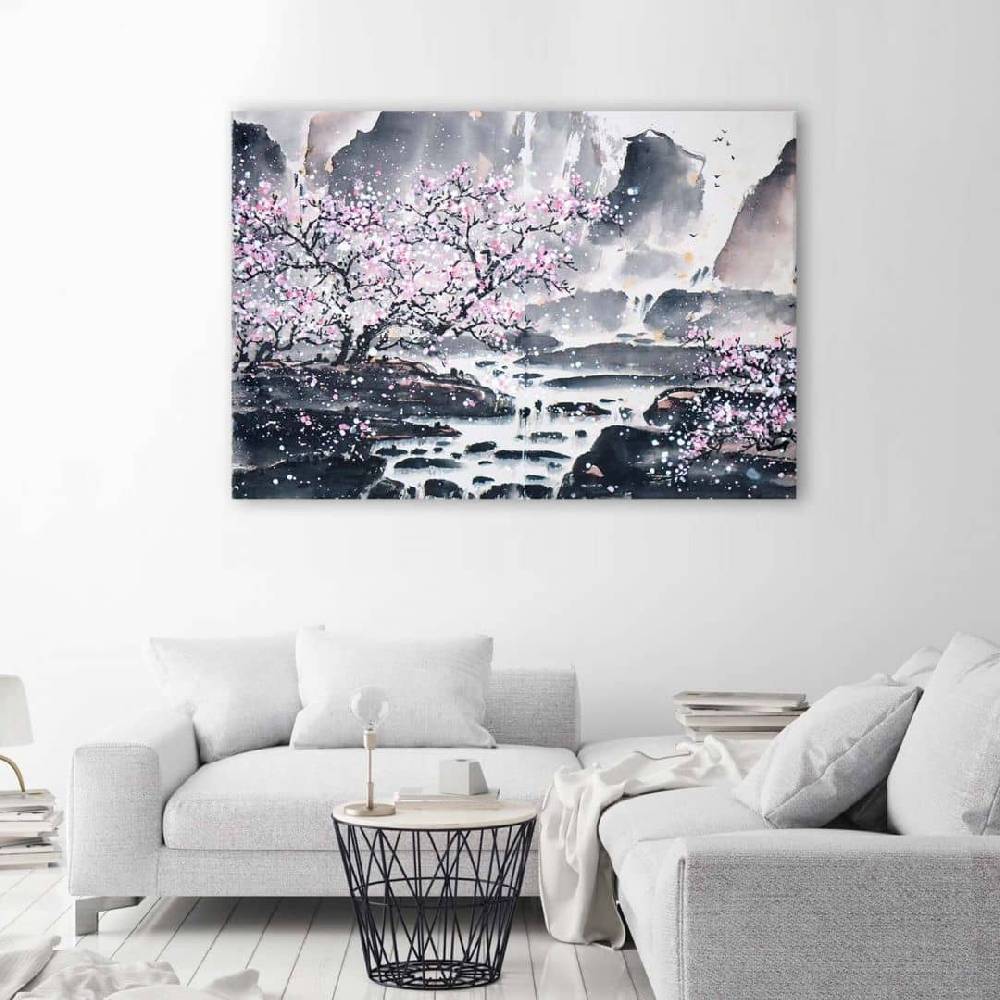 Kaeppel Leinwandbild, Japanisches Aquarell Online Shopping