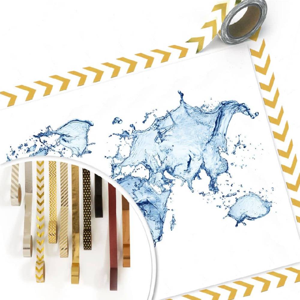 Kaeppel Poster Weltkarte - Splashing Worldmap Exklusivangebot