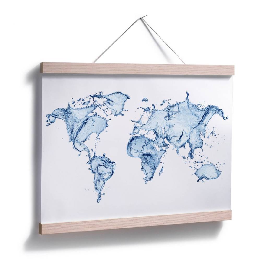 Kaeppel Poster Weltkarte - Splashing Worldmap Exklusivangebot