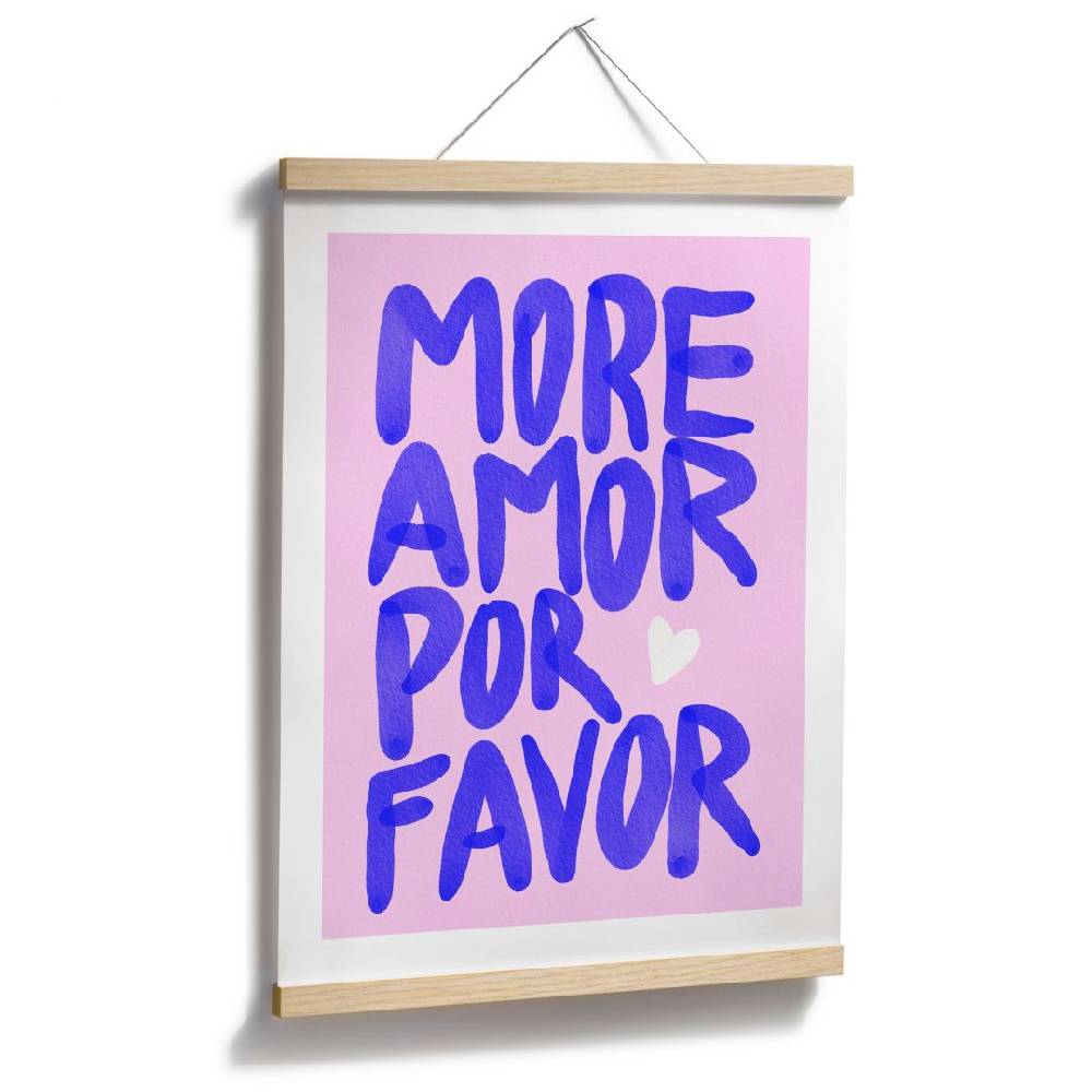 Kaeppel Spruchposter More amor por favor - Bloom Online Outlet