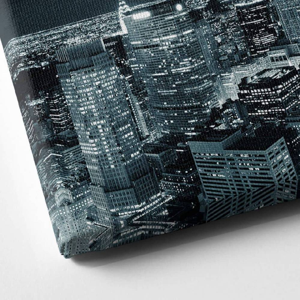Kaeppel Leinwandbild New York at night 2 - Panorama Super Sparpreis