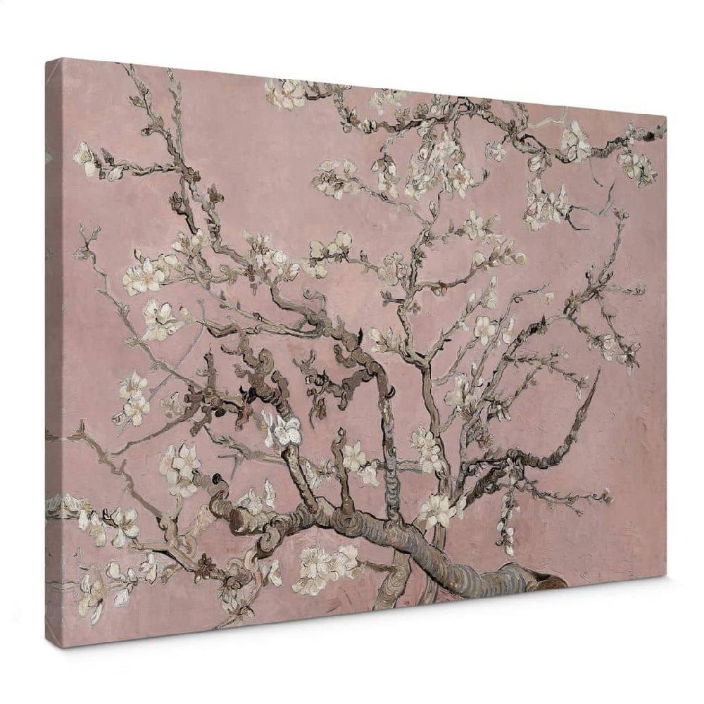 Kaeppel Leinwandbild van Gogh - Mandelblüte Rosé