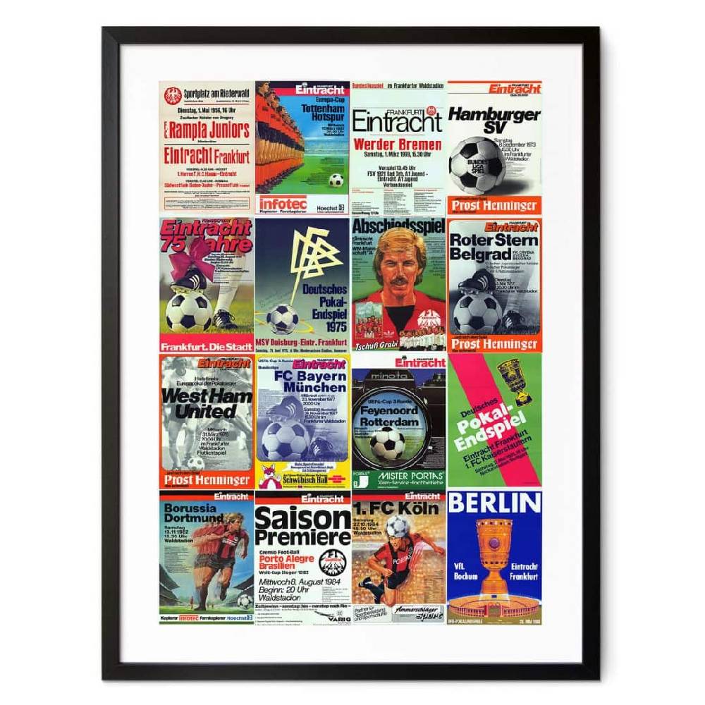 Kaeppel Poster Eintracht Frankfurt - Retro Posterwand