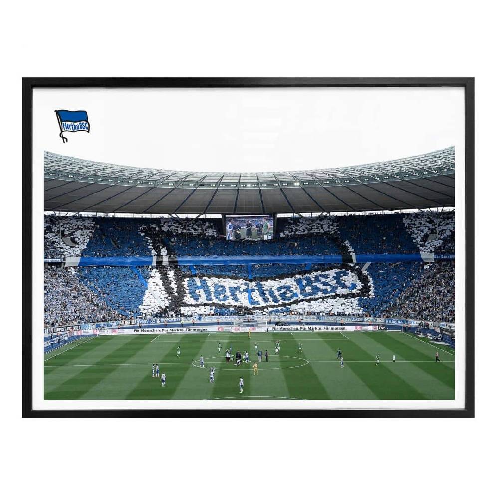 Kaeppel Poster Hertha BSC - Spielstart im Stadion Nur noch ein Tag übrig