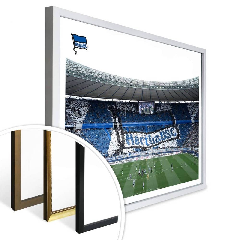 Kaeppel Poster Hertha BSC - Spielstart im Stadion Nur noch ein Tag übrig