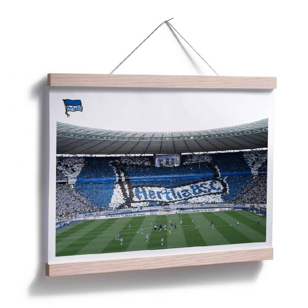 Kaeppel Poster Hertha BSC - Spielstart im Stadion Nur noch ein Tag übrig