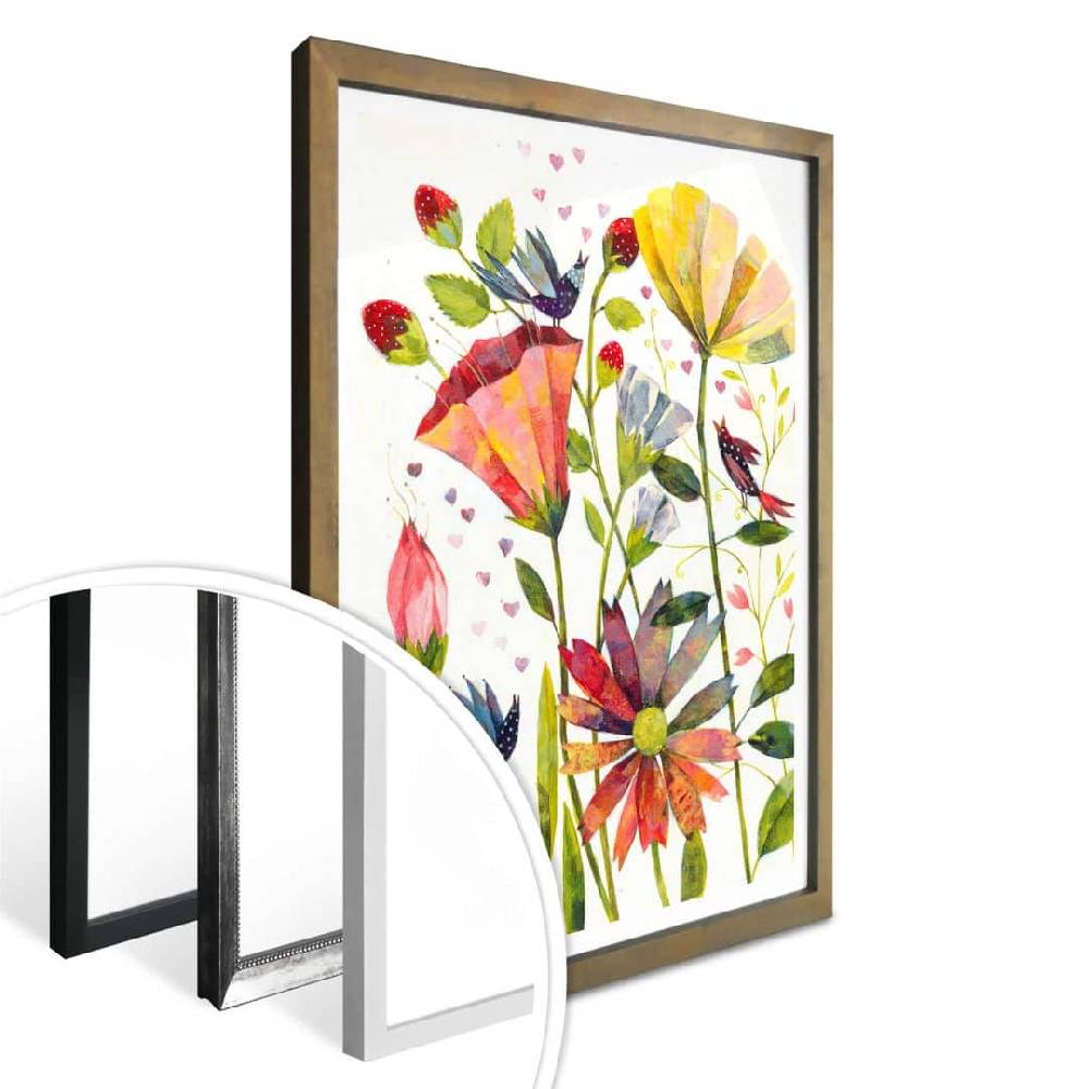 Kaeppel Poster Blanz - Wilde Sommerwiese Speichern exportieren