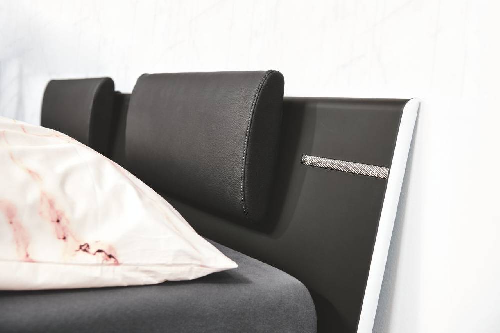 Hülsta METIS 21 – Bett Supermatt schwarz Großer Ausverkauf