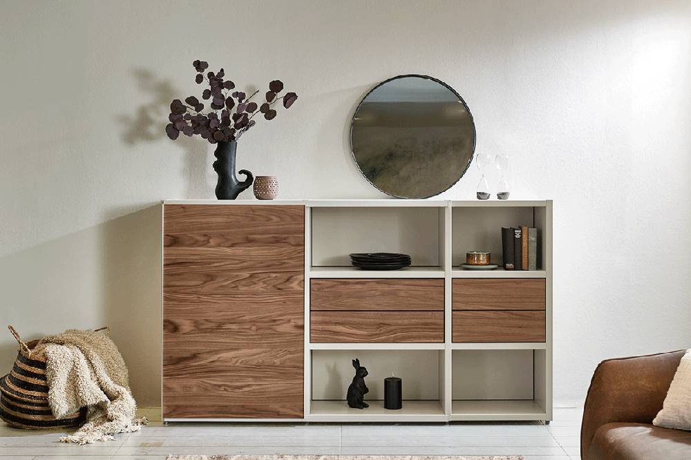 Hülsta TIME – Highboard mit Schiebetüren Wochenangebot