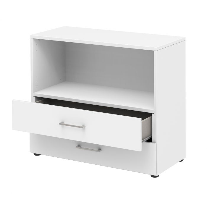 Röhr Bush Regal/Sideboard in Weiß mit Max. 2 Fächer in Ordnerhöhen JETZT KAUFEN