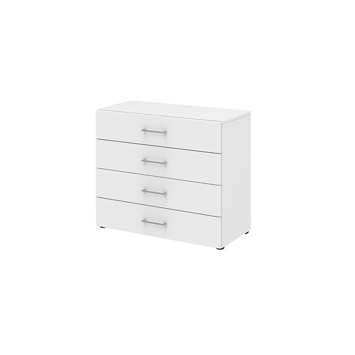 Röhr Bush Highboard in Weiß mit 4 Schubkästen Neueste Stile