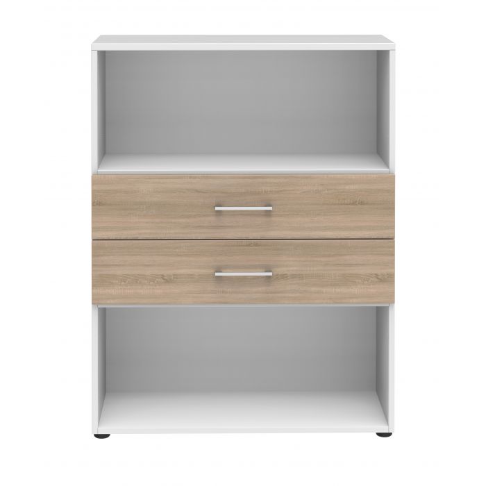 Röhr Bush Regal/TV Sideboard in Sonoma Eiche Nachbildung mit max. 3 Fächer in Ordnerhöhe Fabrikladen