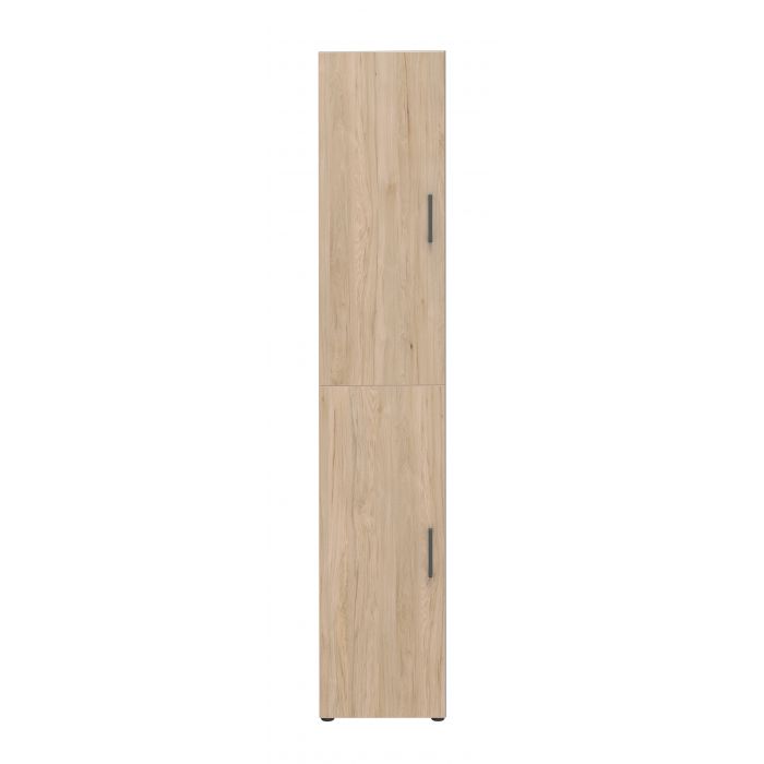 Röhr Bush Schrank in Anthrazit und Hickory Nachbildung mit 2 Türen