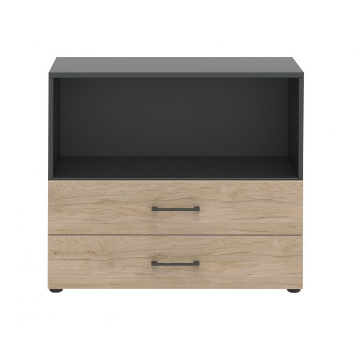 Röhr Bush Regal/Sideboard in Hickory Nachbildung mit max. 2 Fächer in Ordnerhöhen Limitierter Zeitrabatt