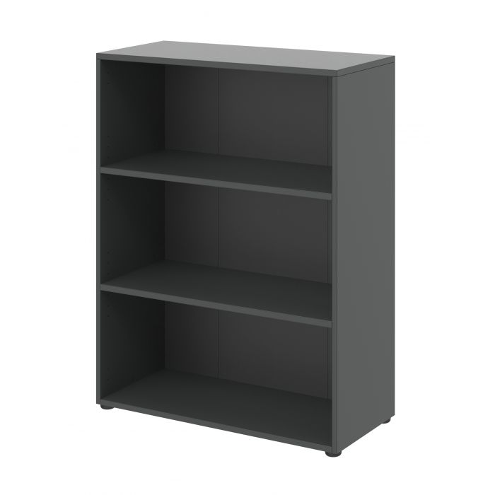 Röhr Bush Regal in Anthrazit in 3 Ordnerhöhen Blitzangebot