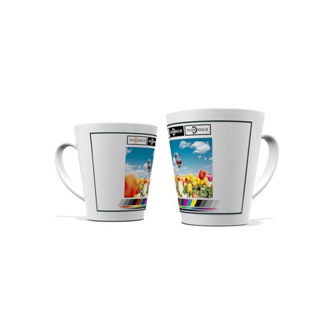 Tassendruck Latte Macchiato konisch 300 ml Zeitlich begrenztes Angebot