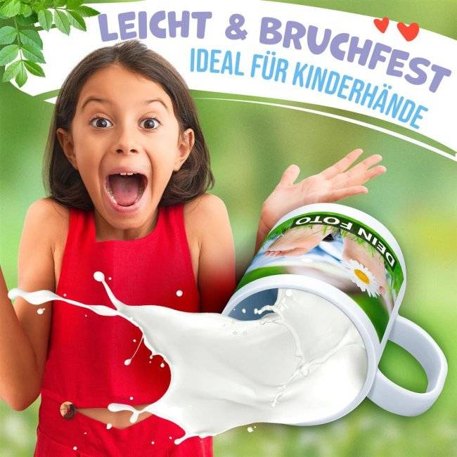 Tassendruck Plastiktasse mit Foto selbst gestalten - BPA-frei Riesige Ersparnisse