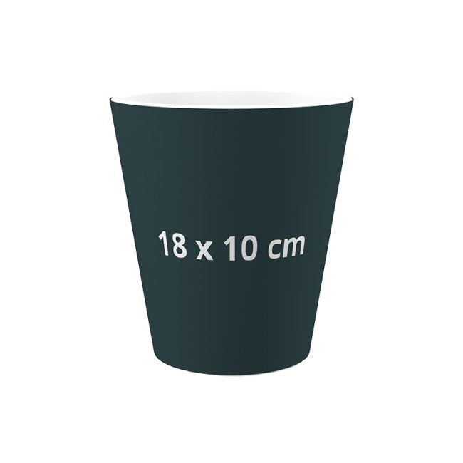 Tassendruck Latte Macchiato Panorama- konisch 300 ml Super Sparpreis