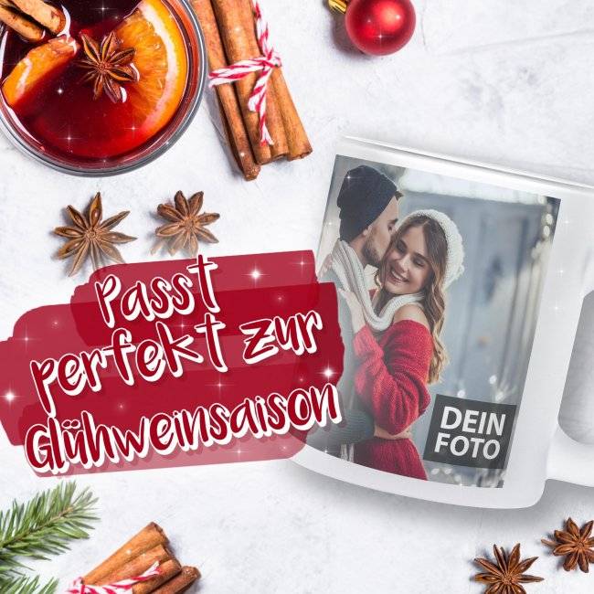 Tassendruck Glastasse satiniert Black Friday Preise