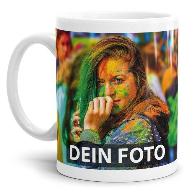 Tassendruck Fototasse PREMIUM weiß