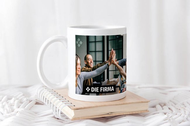 Tassendruck Fototasse PREMIUM weiß Outlet
