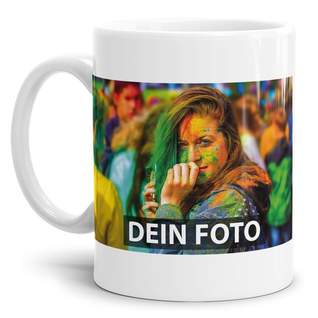 Tassendruck Fototasse BASIC weiß