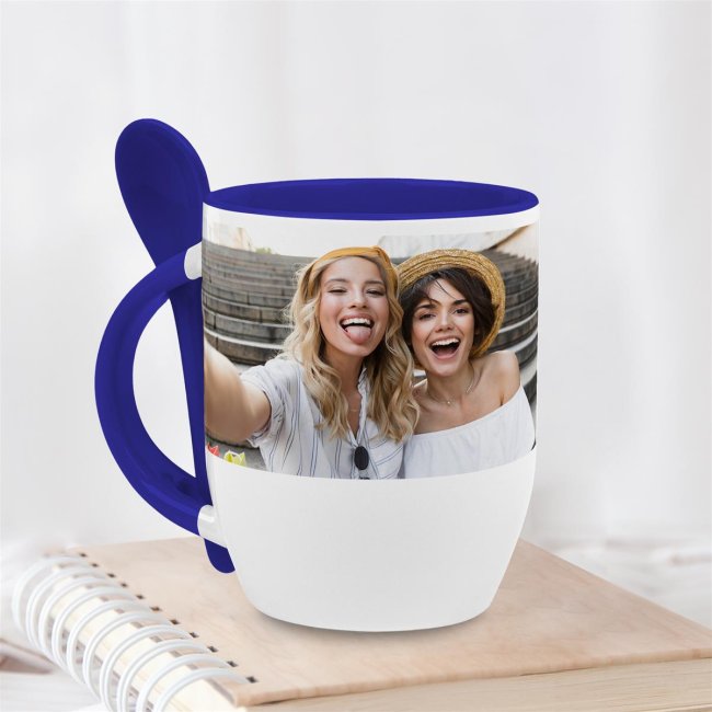 Tassendruck Löffeltasse blau Saisonale Angebote