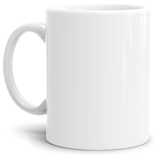 Tassendruck Basteltasse Weiss
