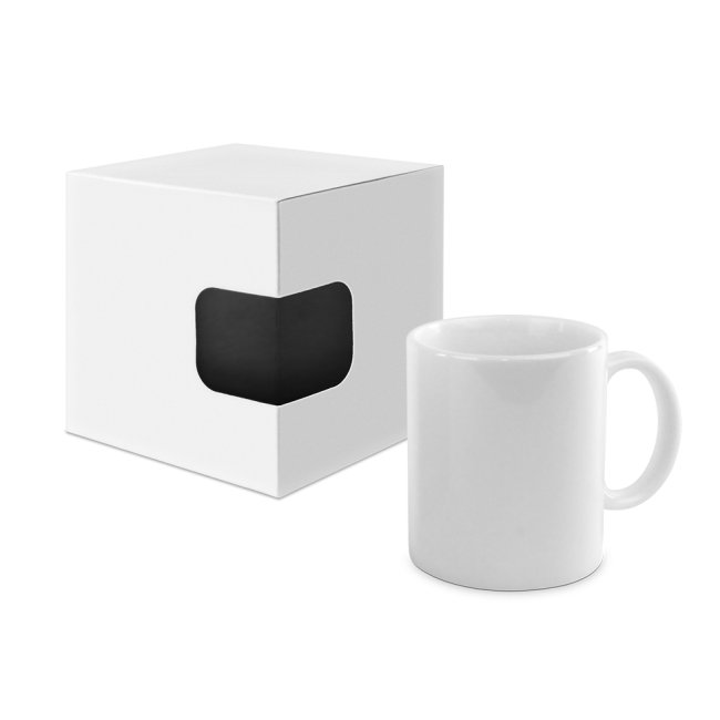 Tassendruck Geschenkverpackung 1 mit Fenster Top Angebot
