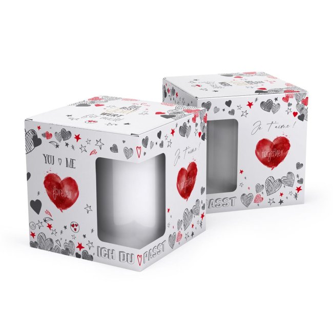Tassendruck Geschenkverpackung für Tassen - You and me Bestseller