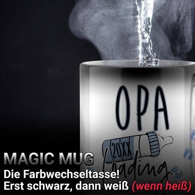Tassendruck Zaubertasse Babynews 20XX - männlich Begrenztes Angebot