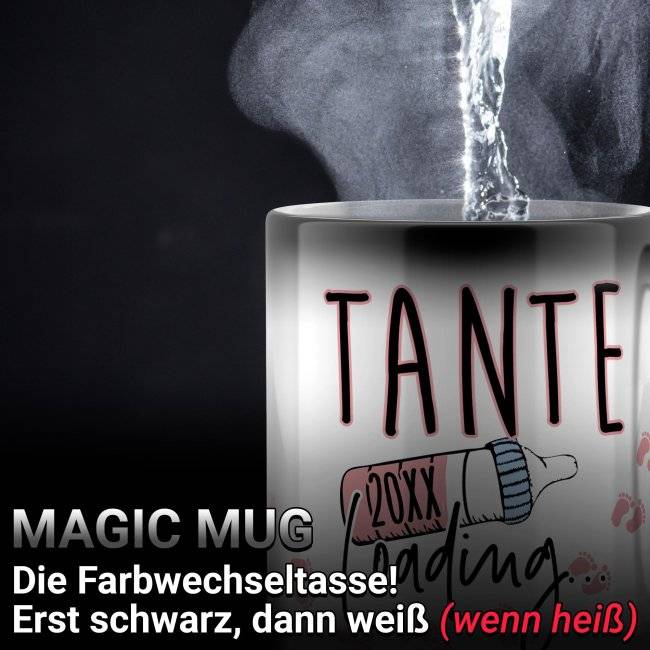 Tassendruck Zaubertasse - Babynews 20XX - weiblich Exklusivangebot