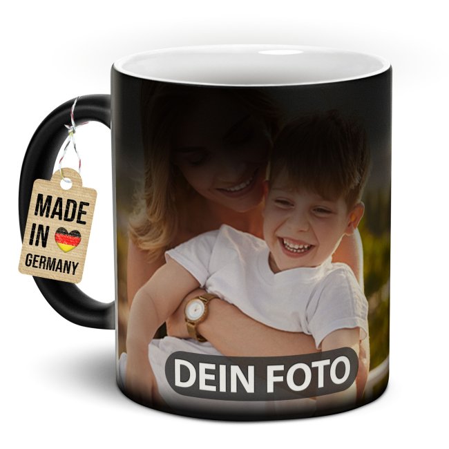 Tassendruck Magic Mug Zaubertasse mit Foto - XXL-Druck - 300 ml Cyber Monday