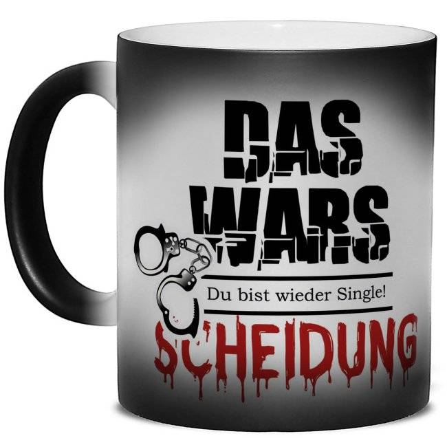 Tassendruck Zaubertasse - Das Wars Scheidung - Magic Mug Weihnachtsangebot