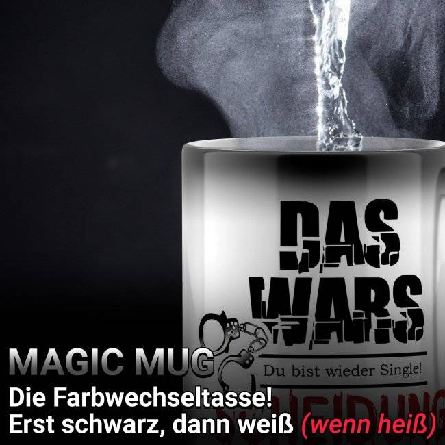 Tassendruck Zaubertasse - Das Wars Scheidung - Magic Mug Weihnachtsangebot