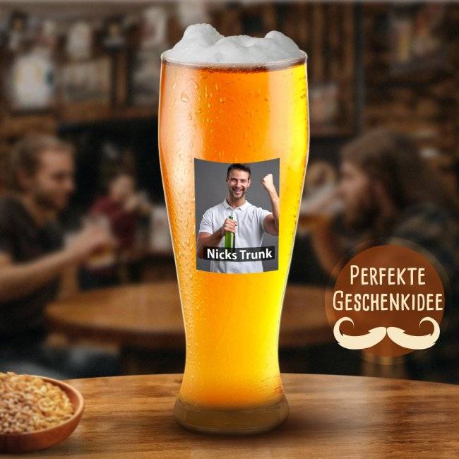 Tassendruck Weizenbierglas Druckfläche Hoch Bestseller