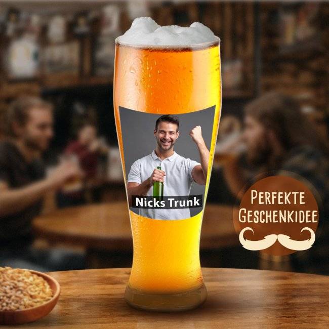Tassendruck Weizenbierglas Druckfläche Voll Saisonale Angebote